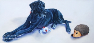 Dog Portrait of a Great Dane - Deborah Cullen