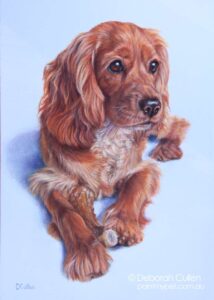 Pet Portrait Painting of a dog