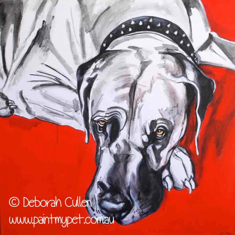 Great Dane painting - paintmypet