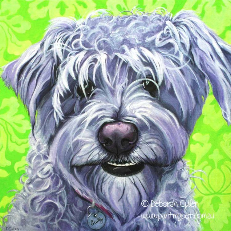 Schnoodle painting